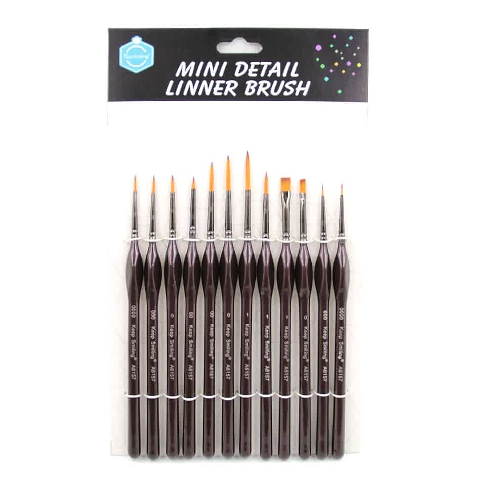 Keep Smiling Mini Detay Fırça Seti 12 Parça N A6157