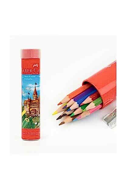 Faber-Castell Kuru Boya Kalemi 12 Renk Tüp