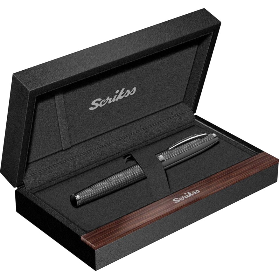 Scrikss Dolma Kalem 390 Mat Siyah M Uç