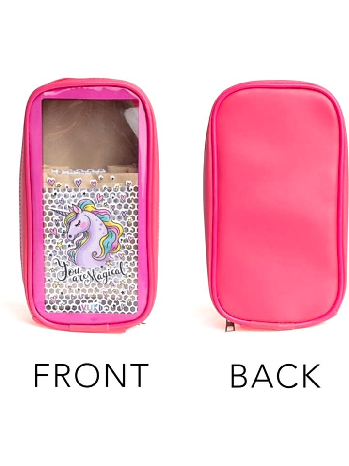 Vuki Astarlı Büyük Boy Kalem Çantası Unicorn