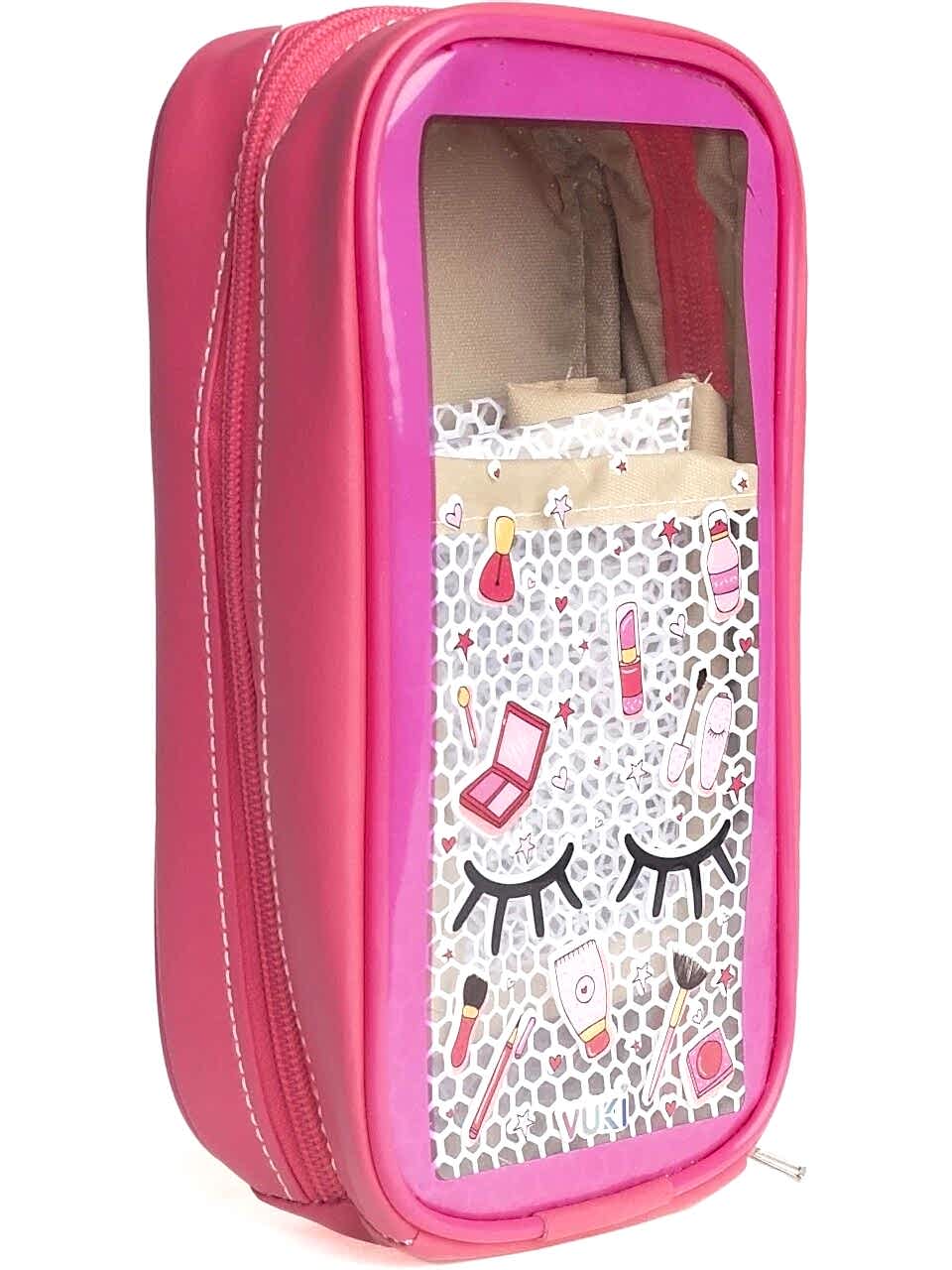 Vuki Astarlı Büyük Boy Kalem Çantası Kirpik