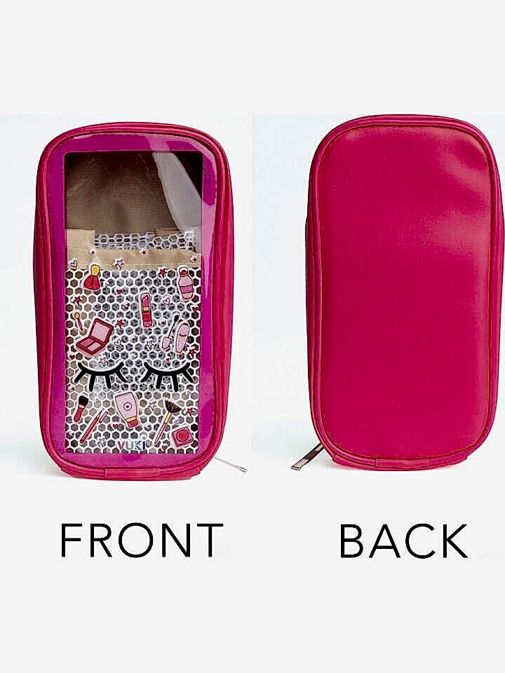 Vuki Astarlı Büyük Boy Kalem Çantası Kirpik