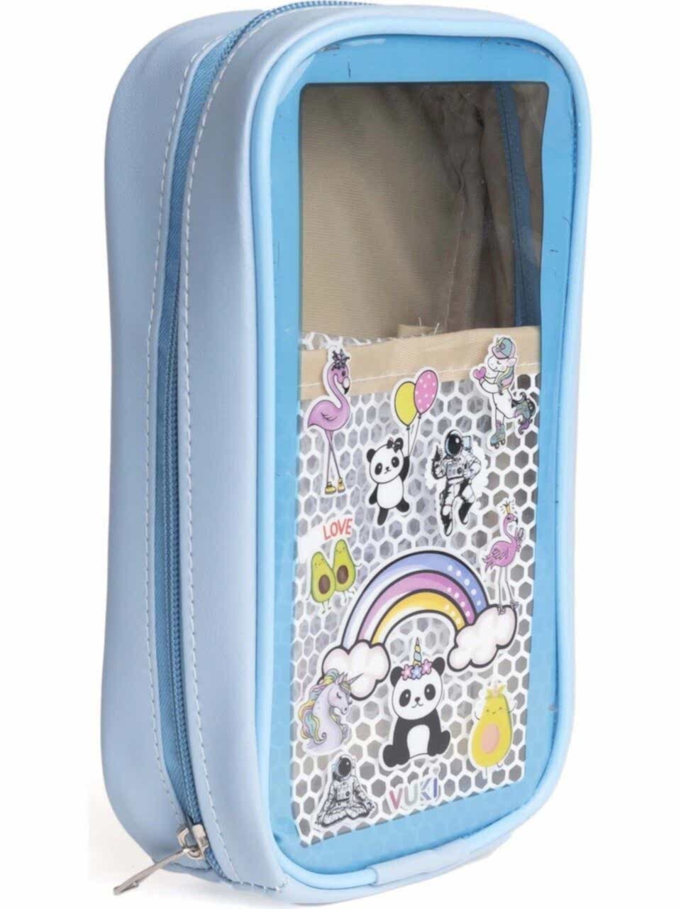 Vuki Astarlı Büyük Boy Kalem Çantası Mix