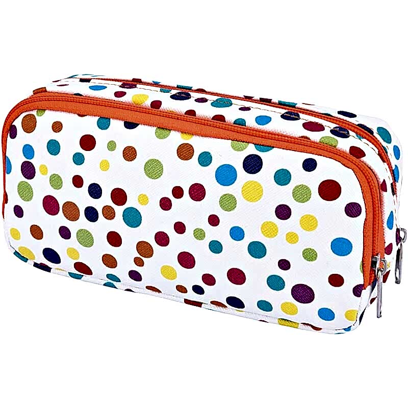 Brons Kalem Çantası Çift Kat