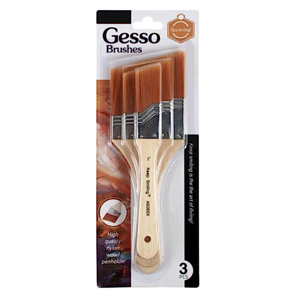 Keep Smiling Zemin Fırça Seti Yan Kesik 3 Lü N Bs-0003X