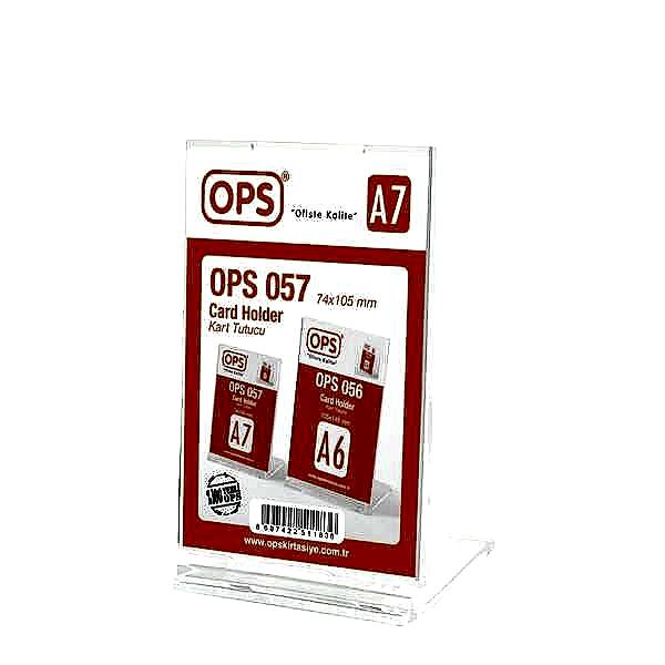 Ops 057 A7 Dikey Kart Tutucu