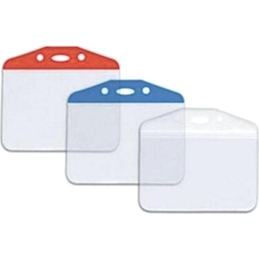 Mapi Pvc Kart Poşetleri Oval Şeffaf Şeritli 1 Ad+ 1 Askı ipi