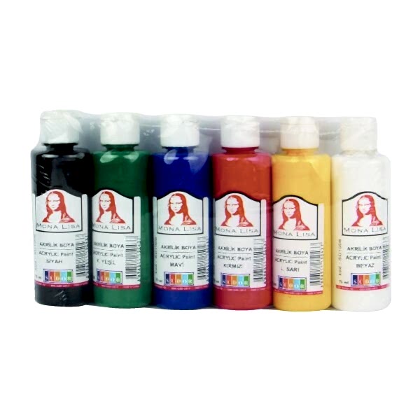 Mona Lisa Akrilik Boya 6x70 Ml Şişe