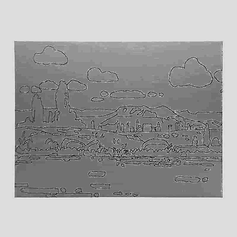 Güven Art&nbsp;St Petersburg Desenli Tuval 30x40 Cm Landscape 2