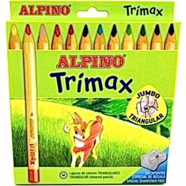 Alpino Al-113 Trimax Jumbo Kuru Boya Kalemi 12 Li