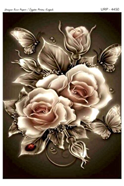 Rick Kendinden Yapışkanlı Pirinç Kağıdı