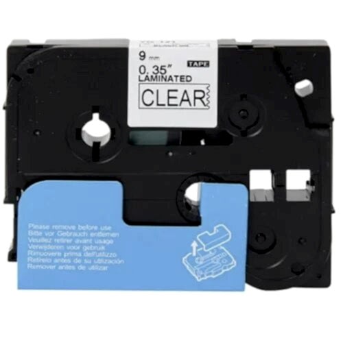 Brother Black Clear Tape Tze 9 Mm
