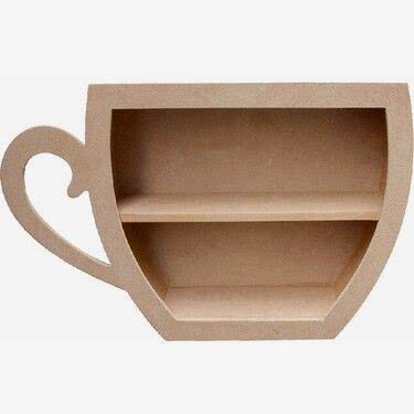 Okutan Ahşap Fincan Raf