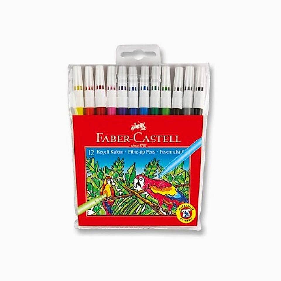 Faber-Castell Keçeli K. 12 Renk Yıkanabilir