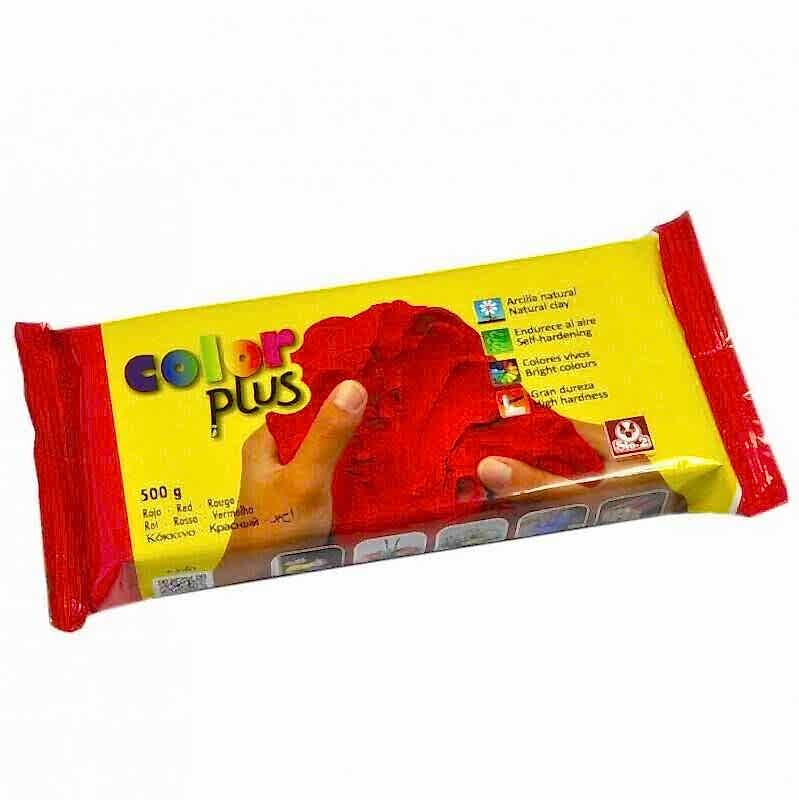 Güven Art Sio-2 Seramik Hamuru Color Plus 500 Gr Kırmızı