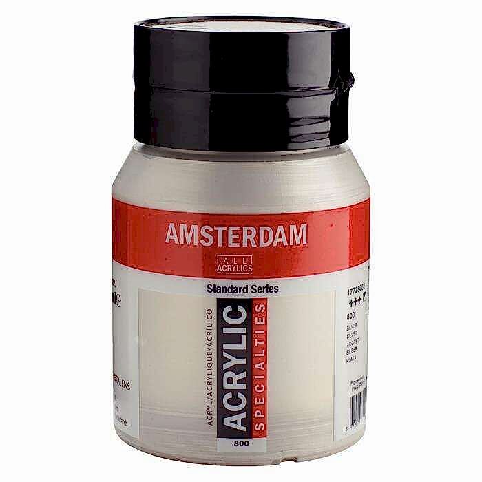 Amsterdam Standart Akrilik 500 Ml Silver