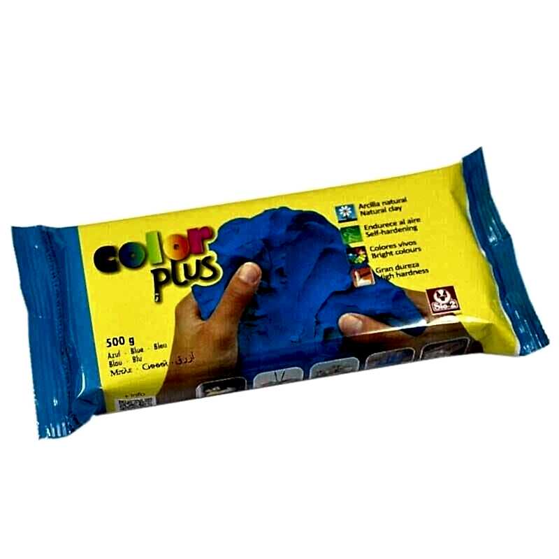 Güven Art Sio-2 Seramik Hamuru Color Plus 500 Gr Mavi