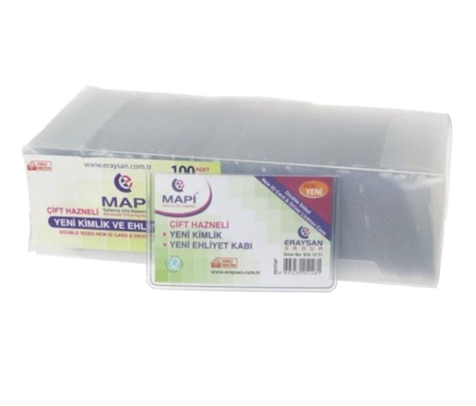 Mapi Çift Hazneli Yeni Kimlik-Ehliyet Kart Lacivert