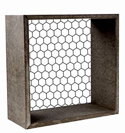 Baykon Ahşap Kare Telli Raf Büyük