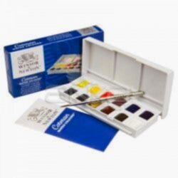 Winsor&Newton Cotman Sulu Boya Cep Tipi Taslak&Çizim Seti 12xYarım Tablet