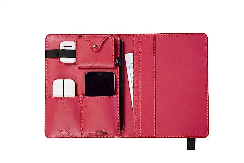 2K&nbsp;Organizer Ve Tablet Kılıfı Suni Deri 42x27 Cm&nbsp;Fuşya