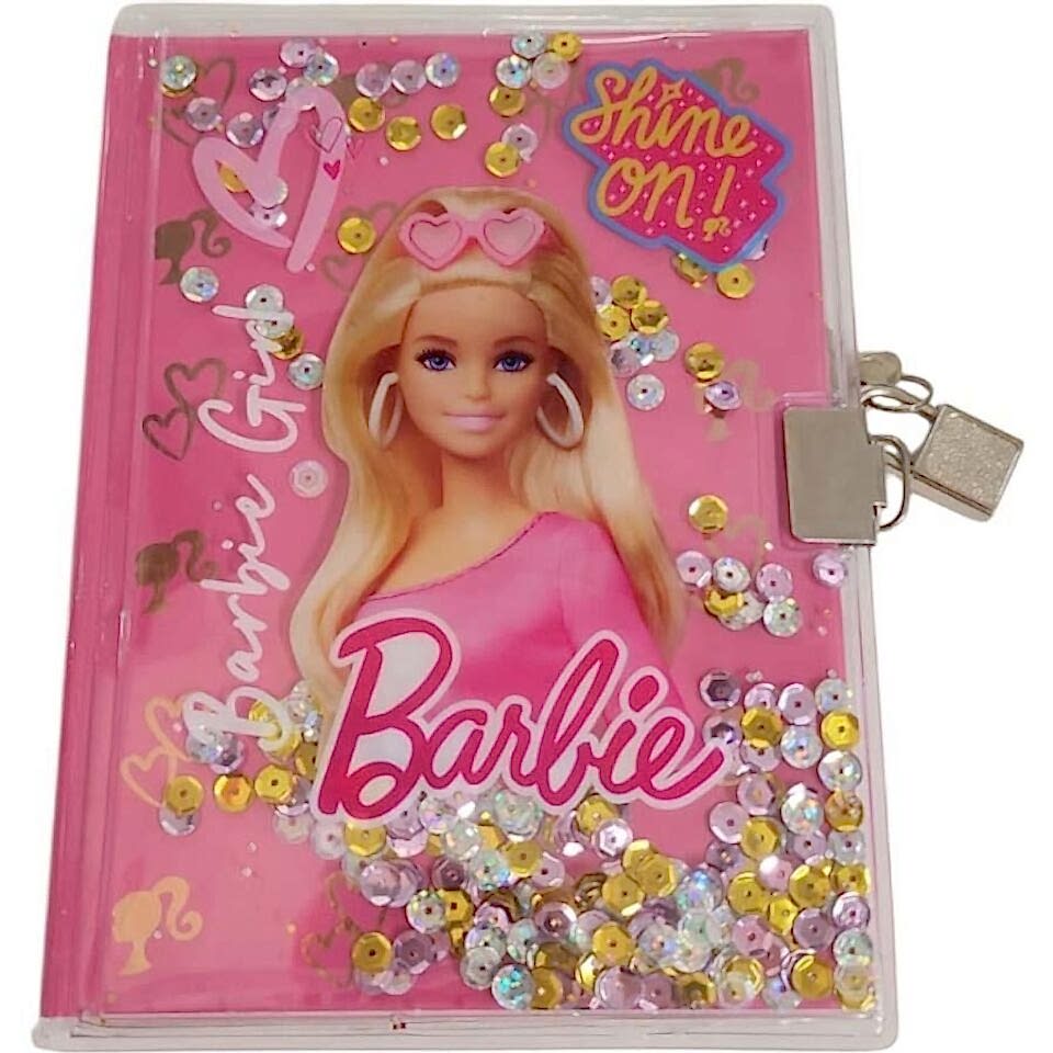 Barbie B-804 Pullu Kilitli Hatıra Defteri