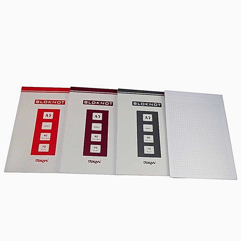 Özkan Masa Bloknot A5 Kareli