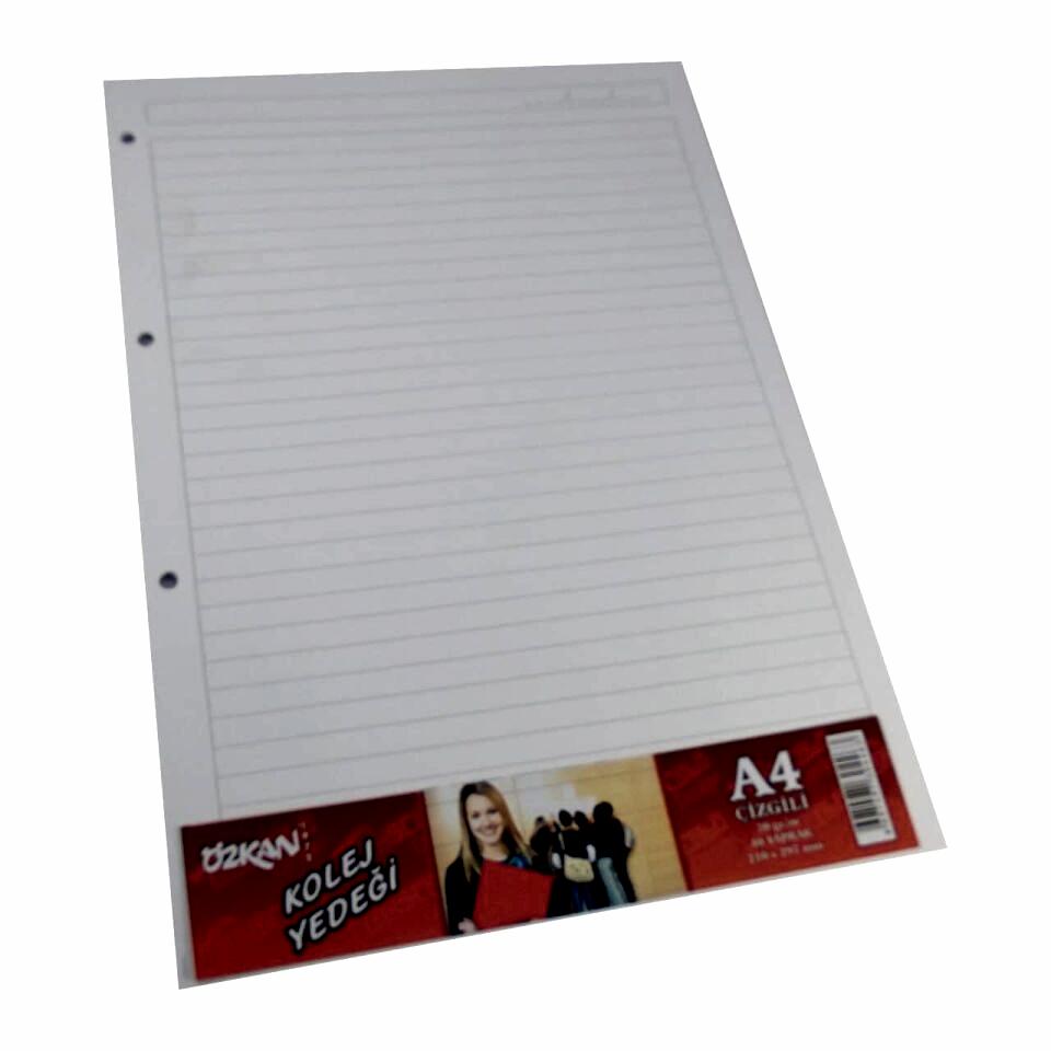 Özkan Kolej Yedeği A4 Çizgili
