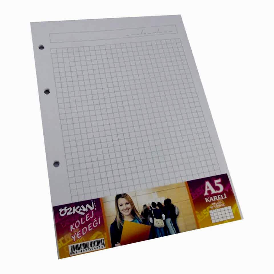 Özkan Kolej Yedeği A5 Kareli