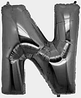 Balon Folyo 40'' Harf Gümüş N