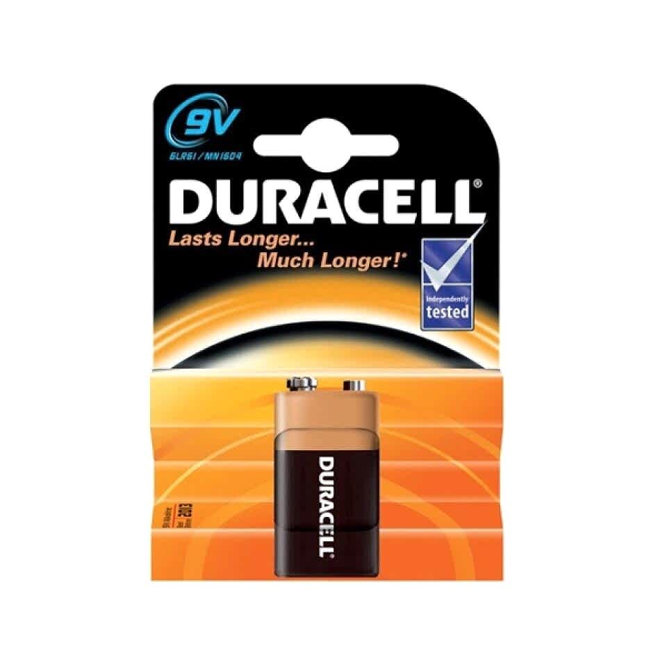Duracell Pil 9 Volt Tekli