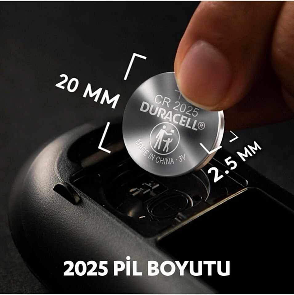 Duracell Pil Lithium 3V Tekli 2025