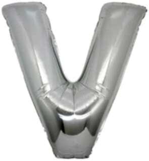 Balon Folyo 40'' Harf Gümüş V