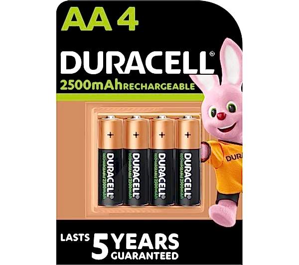 Duracell Pil Şarjlı 4 Lü AA Kalem 2500 Mah