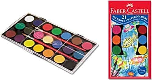 Faber-Castell Suluboya Büyük Boy 21 Renk