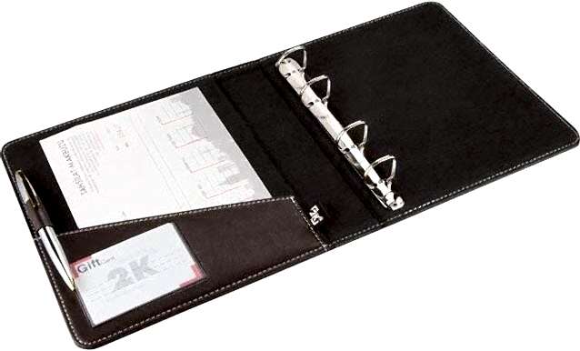 2K Evrak Sunum Klasörü 5 Cm 4 Halkalı A4 307K Kahverengi 350 Yaprak 28x32 Cm