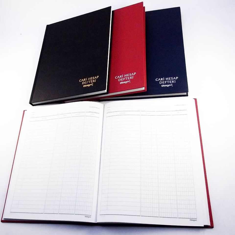 Özkan Cari Hesap Defteri ( Dik ) 17x24 Cm 96 Yaprak