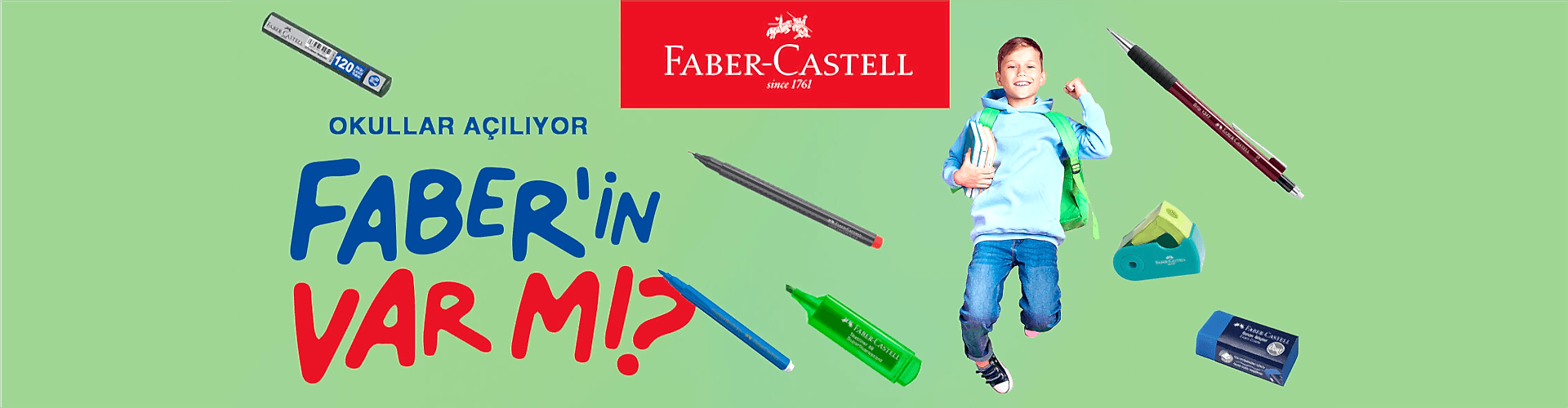 Dersler Başlıyor Faber'in var mı?